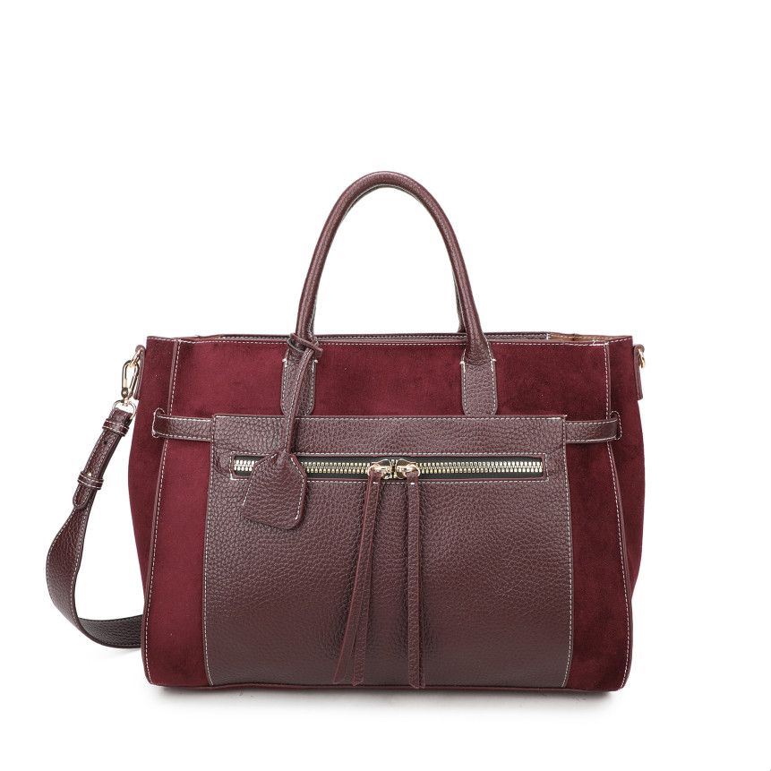 Bolso Shopper en ante