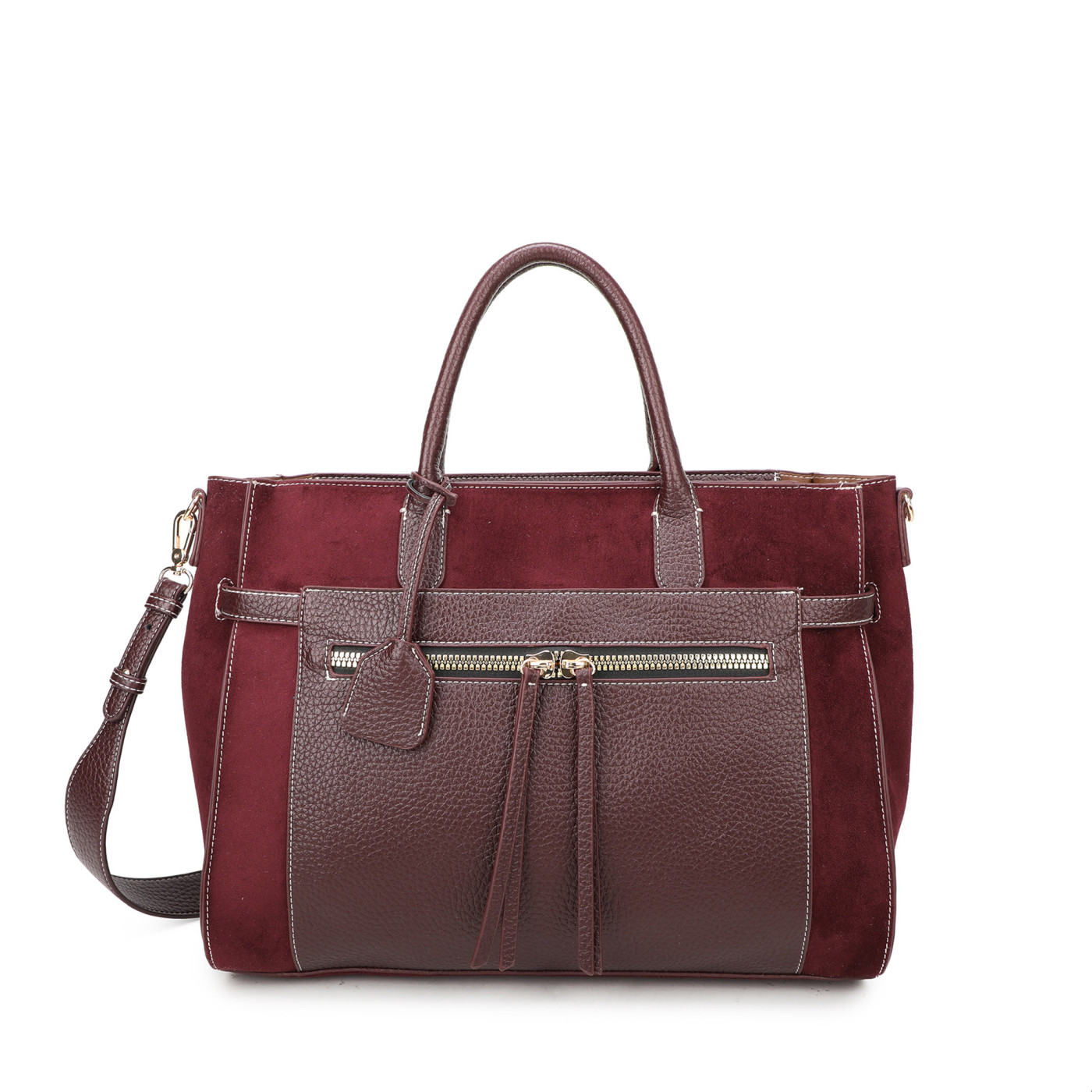 Sac Shopper en daim