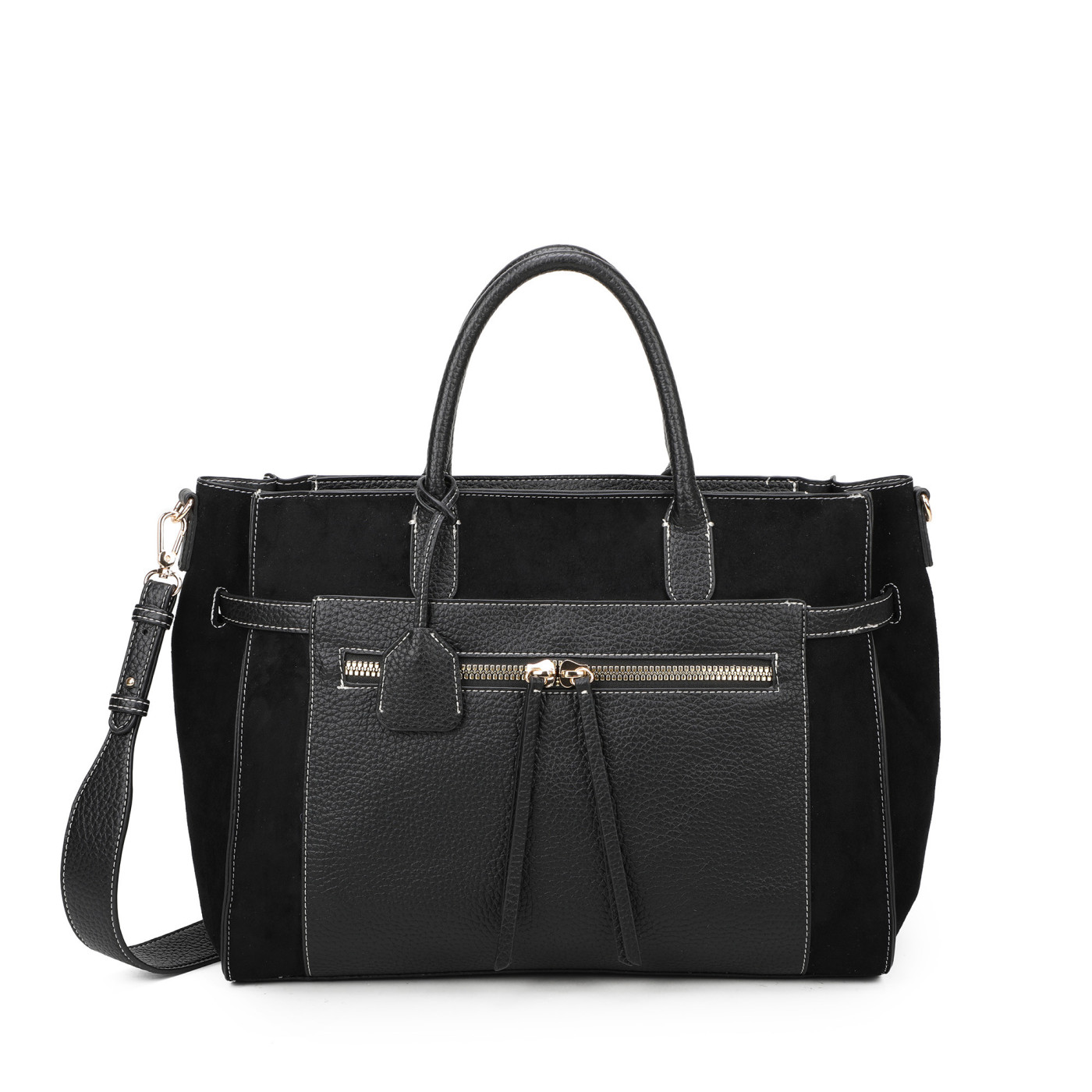 Sac Shopper en daim