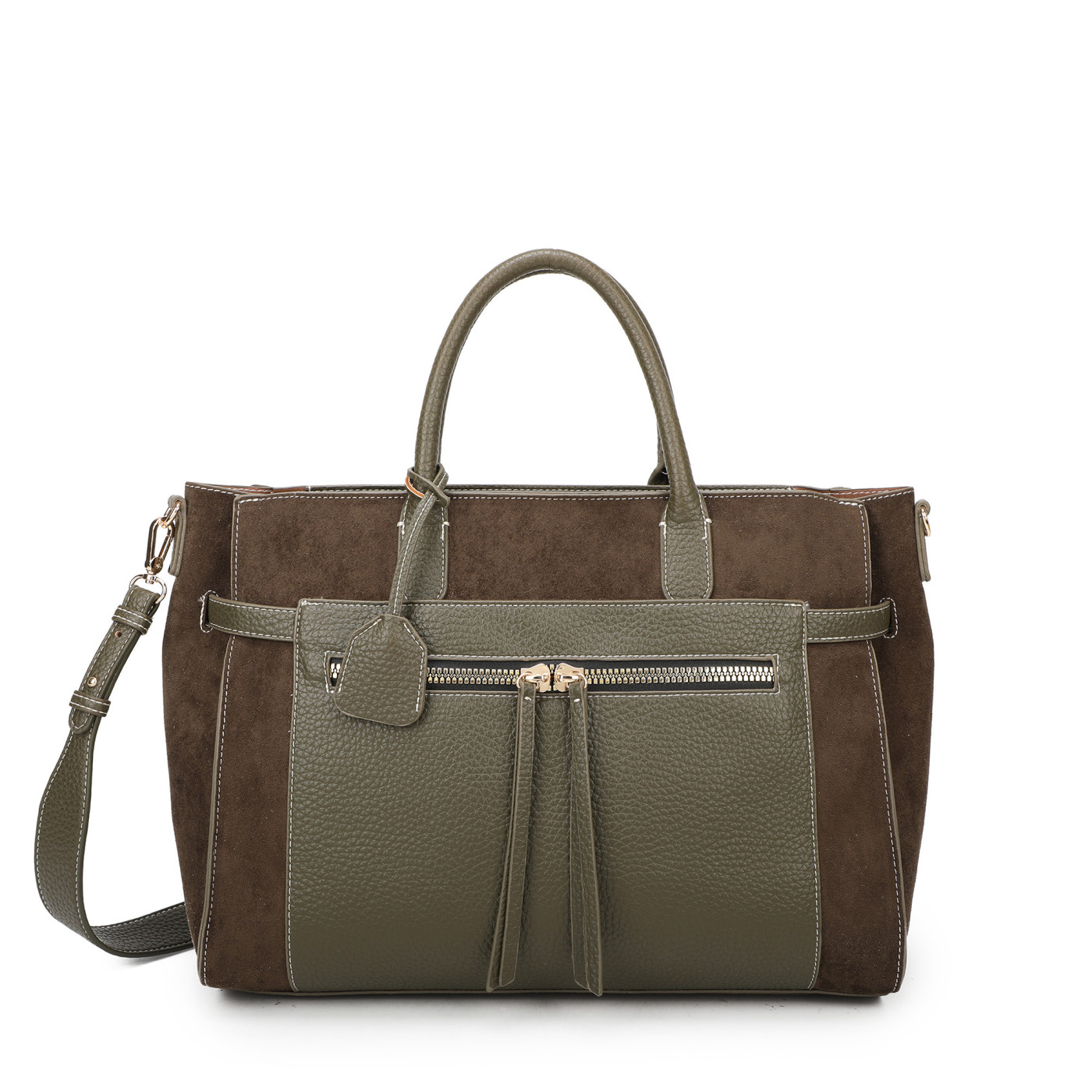 Sac Shopper en daim