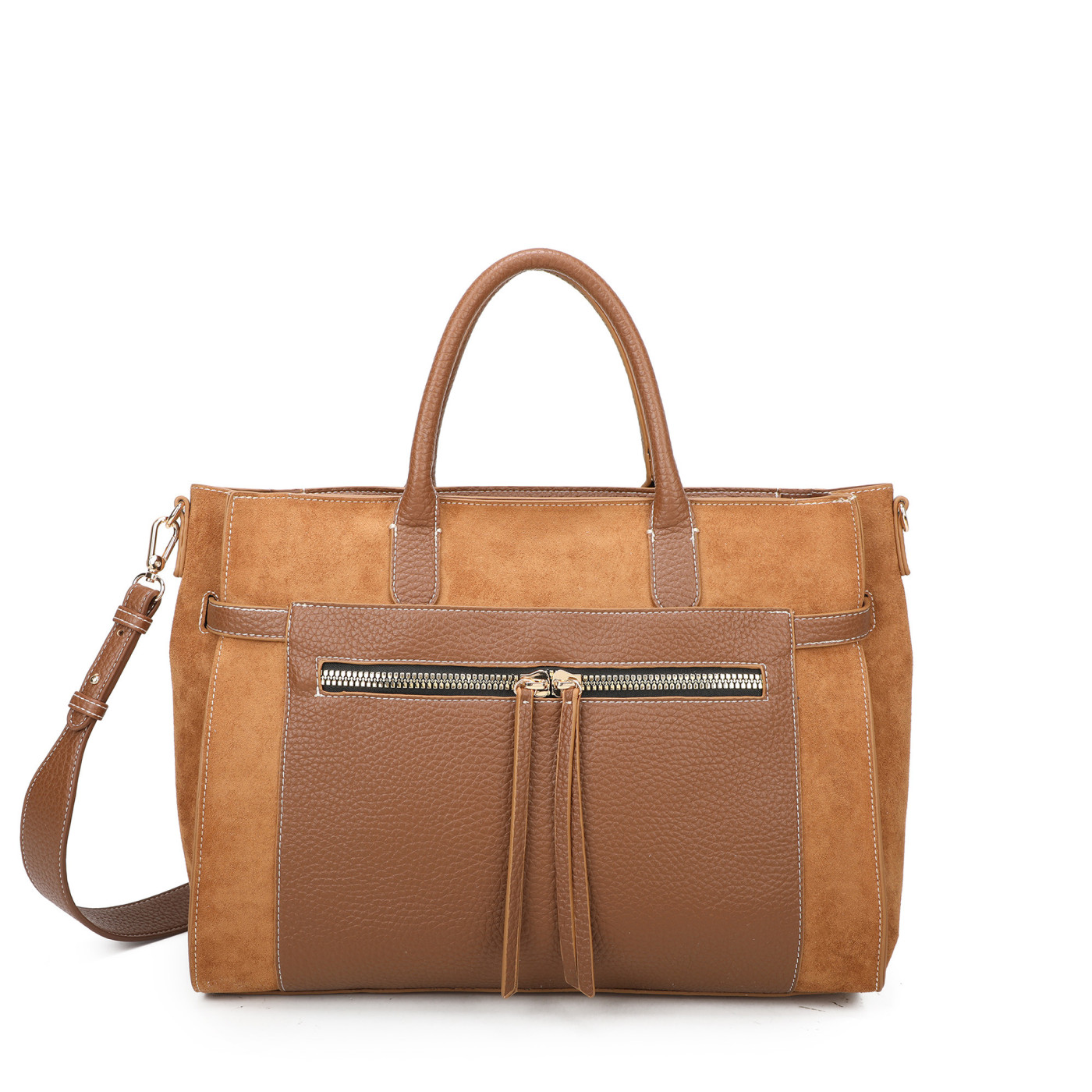 Sac Shopper en daim