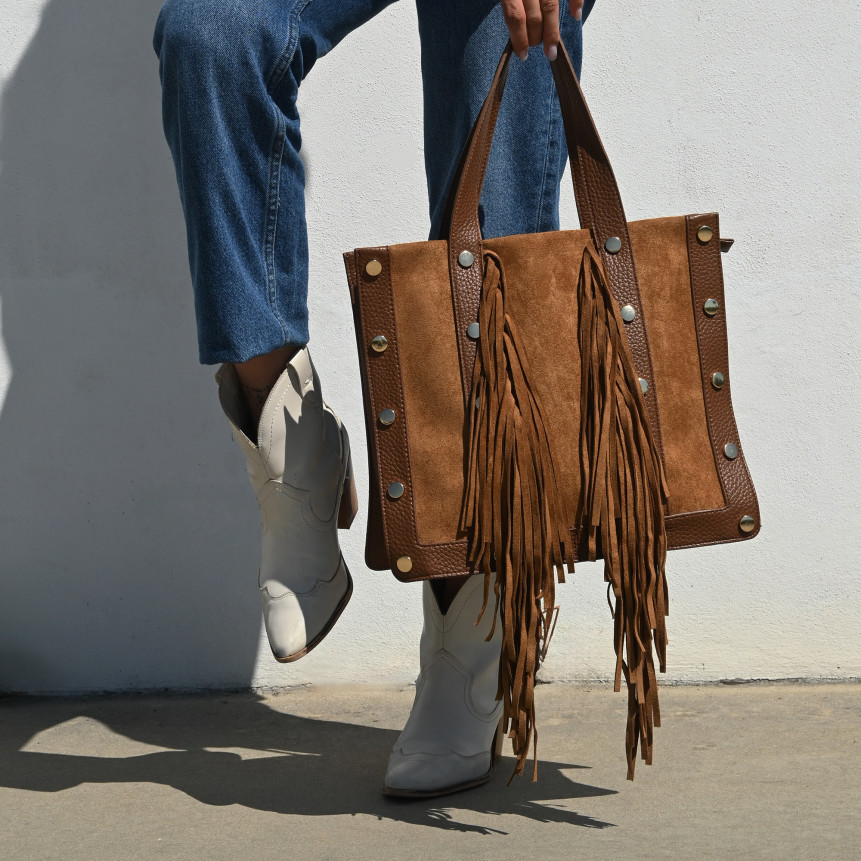 Mala Shopper estilo cowboy