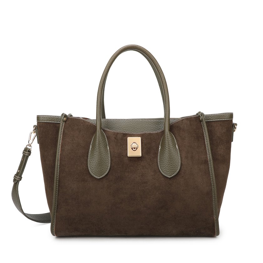 Sac Shopper en tissu daim