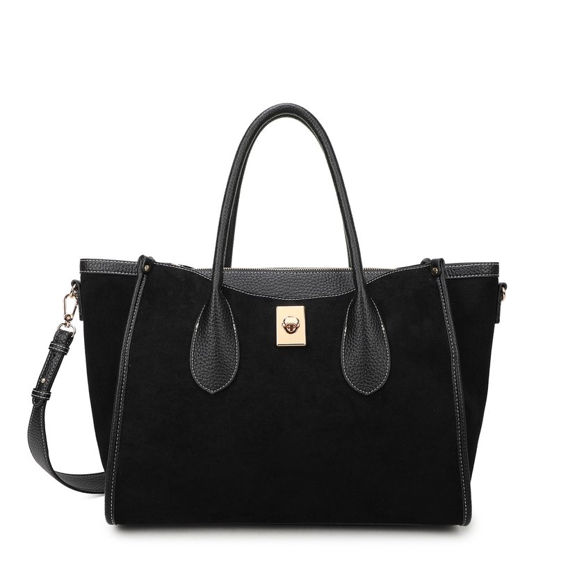 Sac Shopper en tissu daim