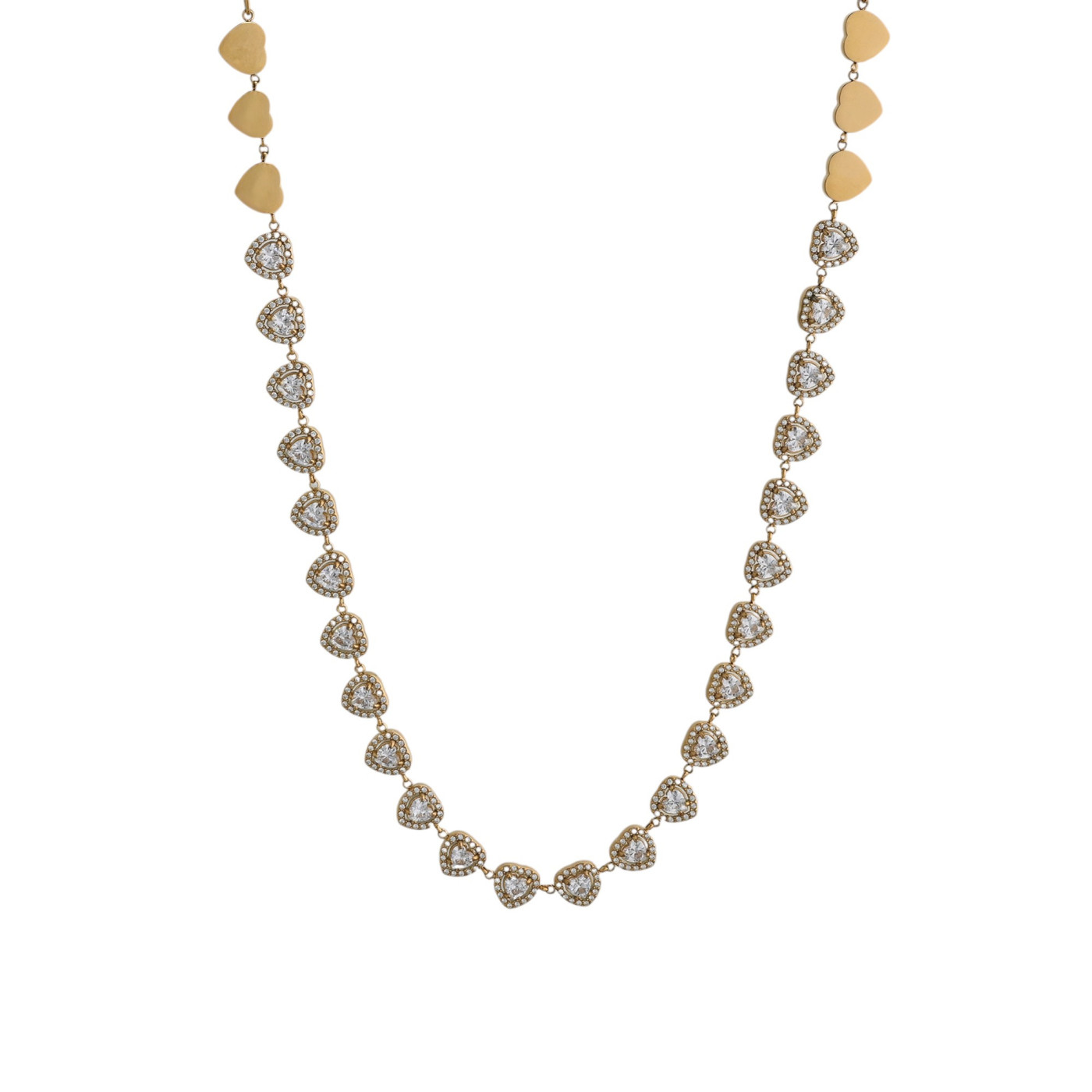 Prestige necklace with hearts