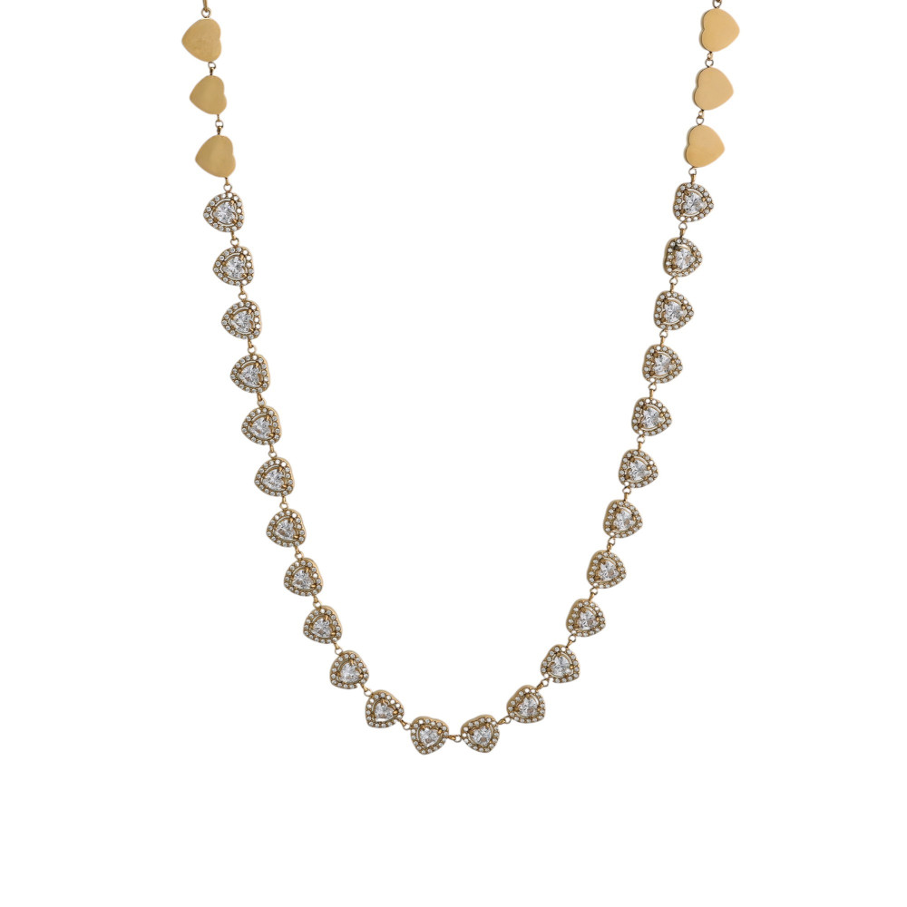 Prestige necklace with hearts