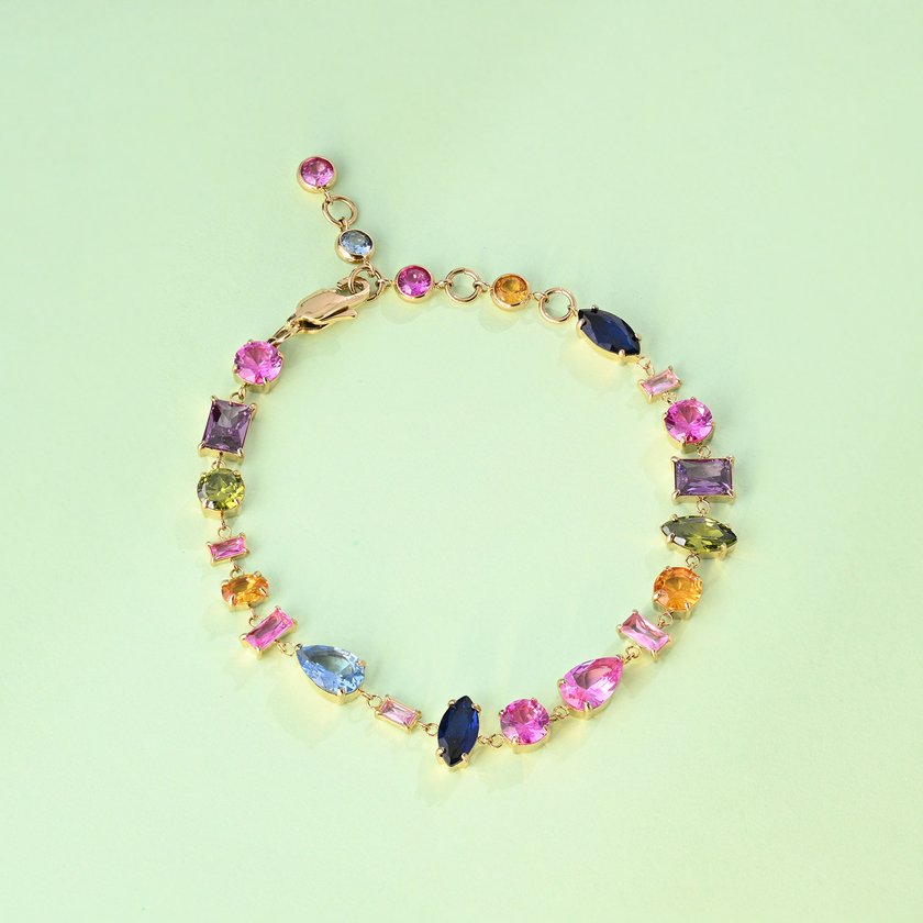 Bracelet Delicate avec cristaux naturels
