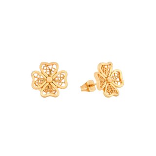 Encantos traditional clover earrings