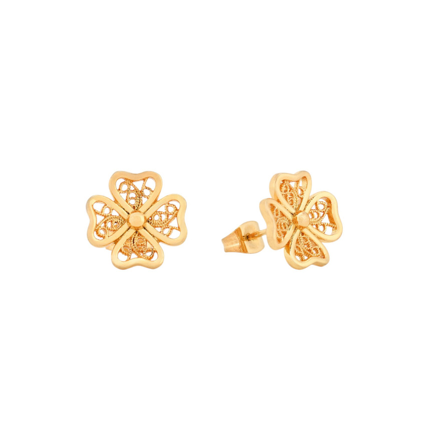 Pendientes Encantos trébol tradicional