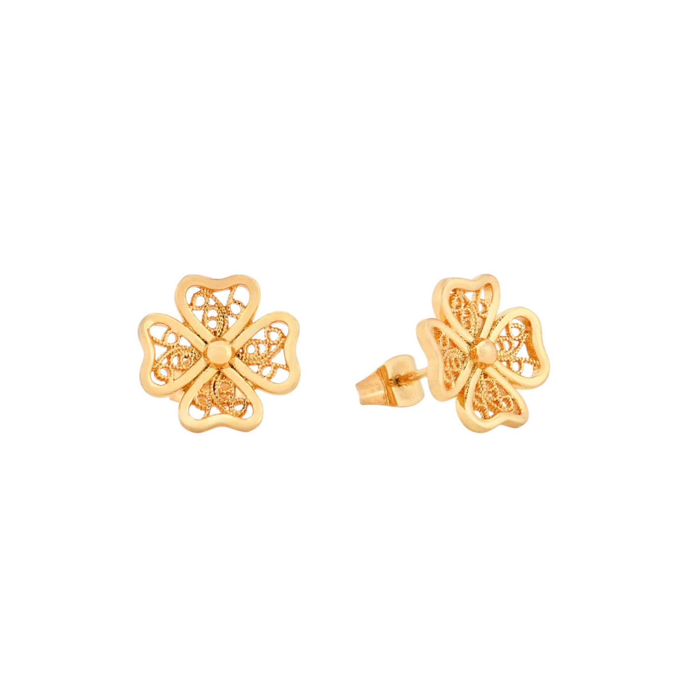 Pendientes Encantos trébol tradicional