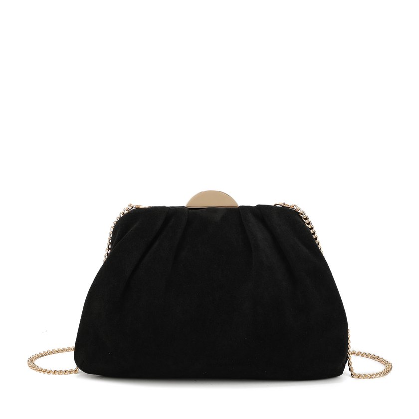 Borsa a tracolla in camoscio