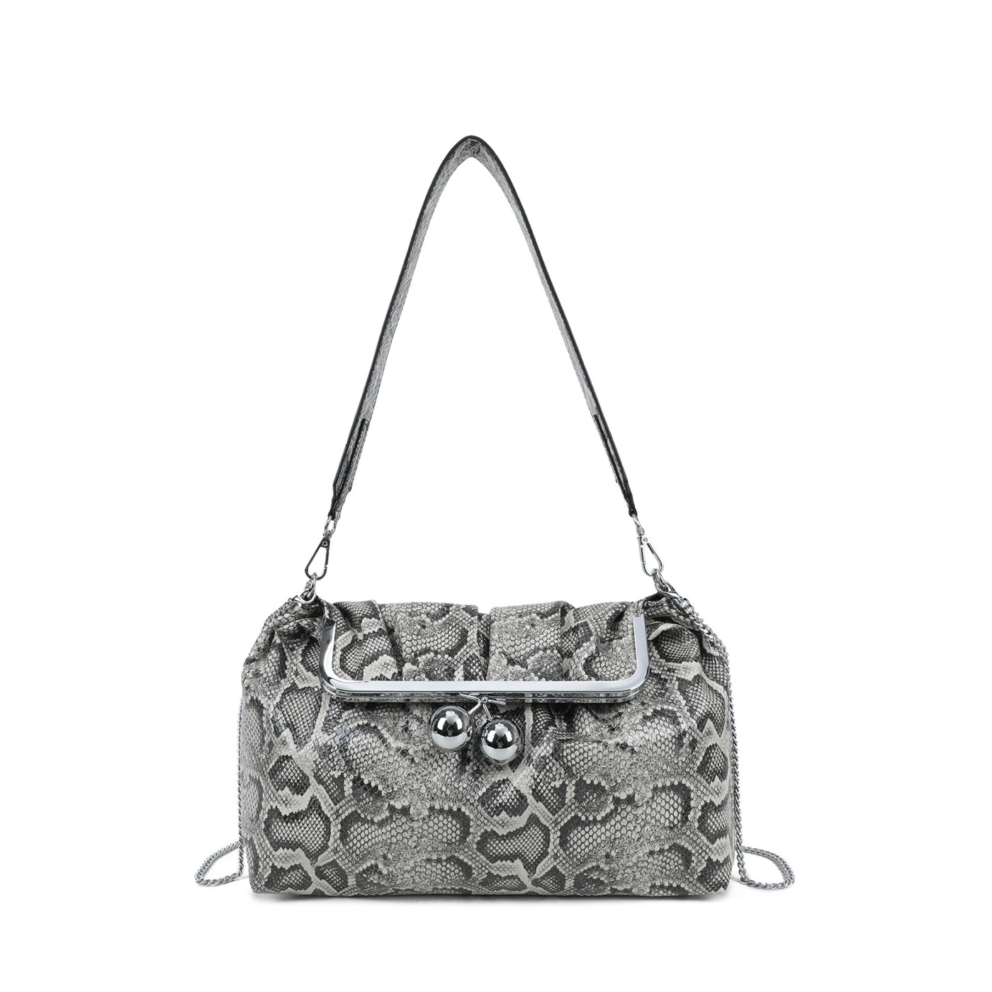 Borsa a tracolla con stampa animale