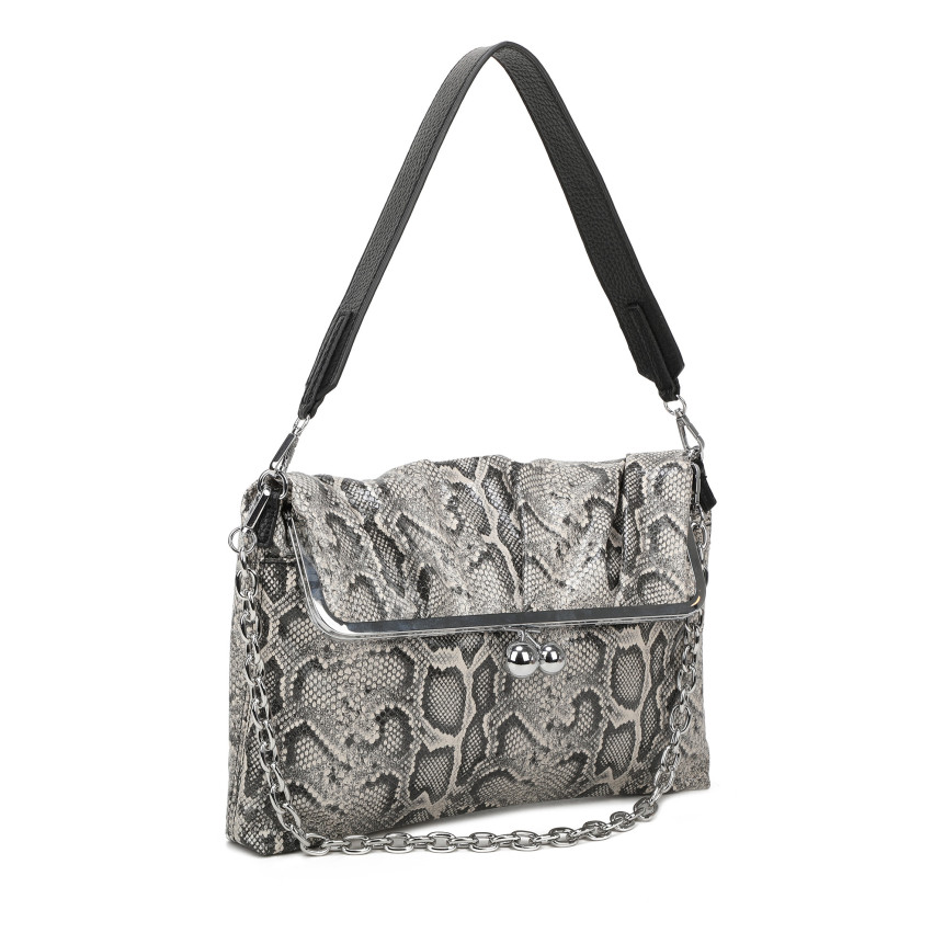 Borsa a tracolla con stampa animale