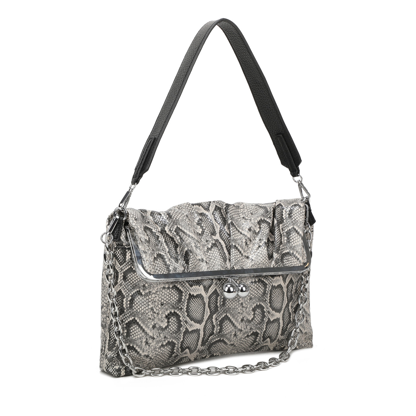 Borsa a tracolla con stampa animale