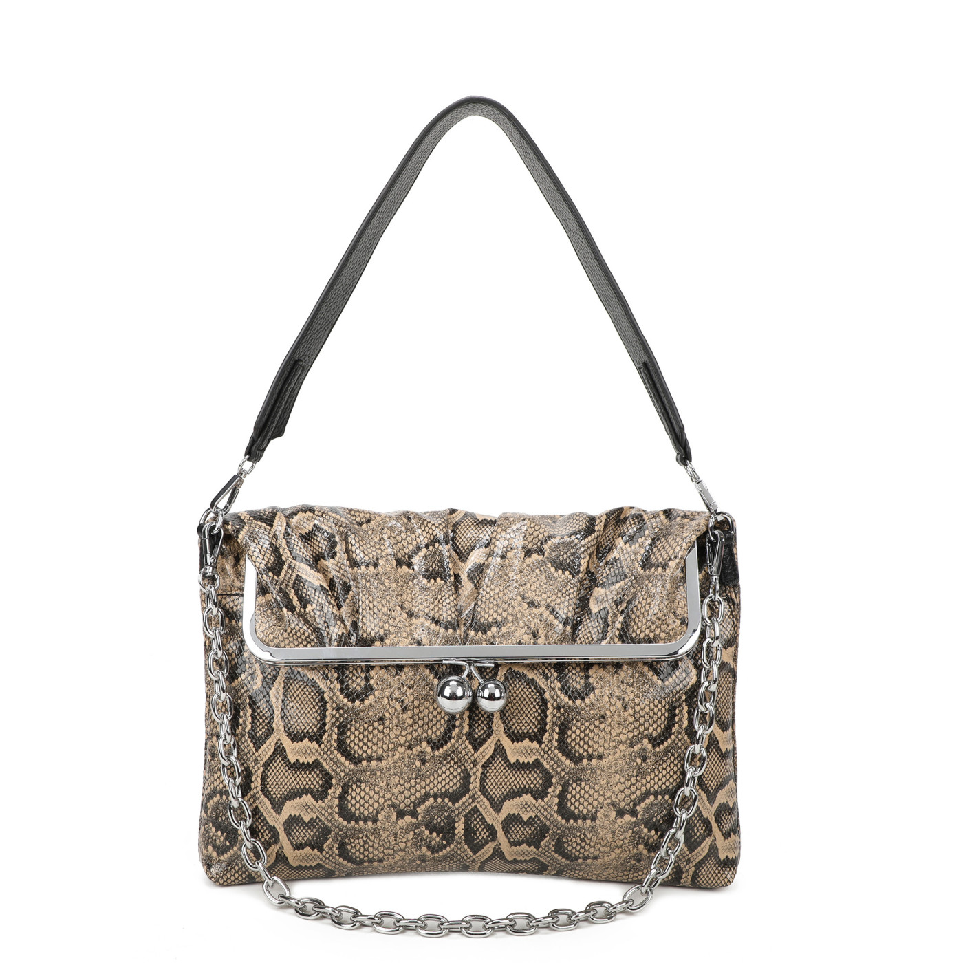 Bolso bandolera con estampado animal