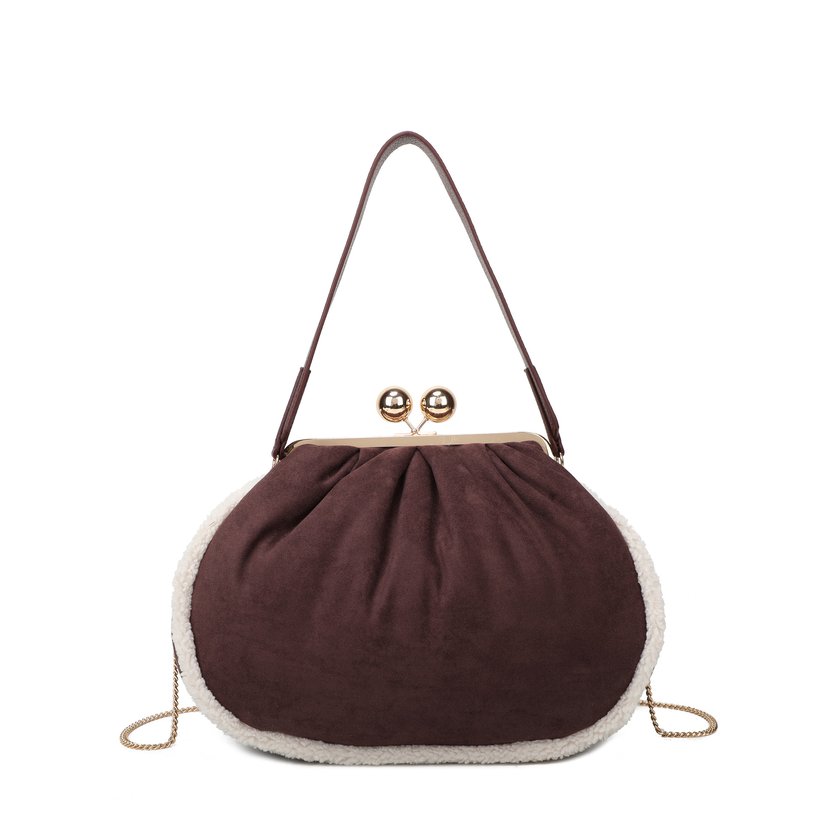 Sac à main en tissu daim