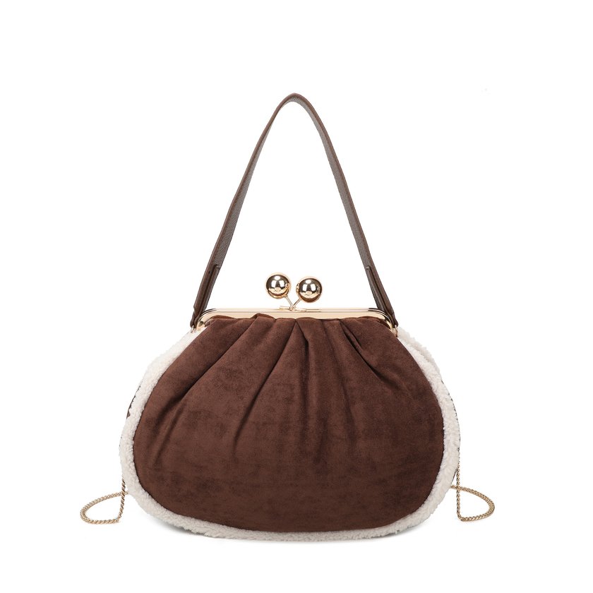 Sac à main en tissu daim