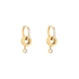 Créoles Glamour avec pendants