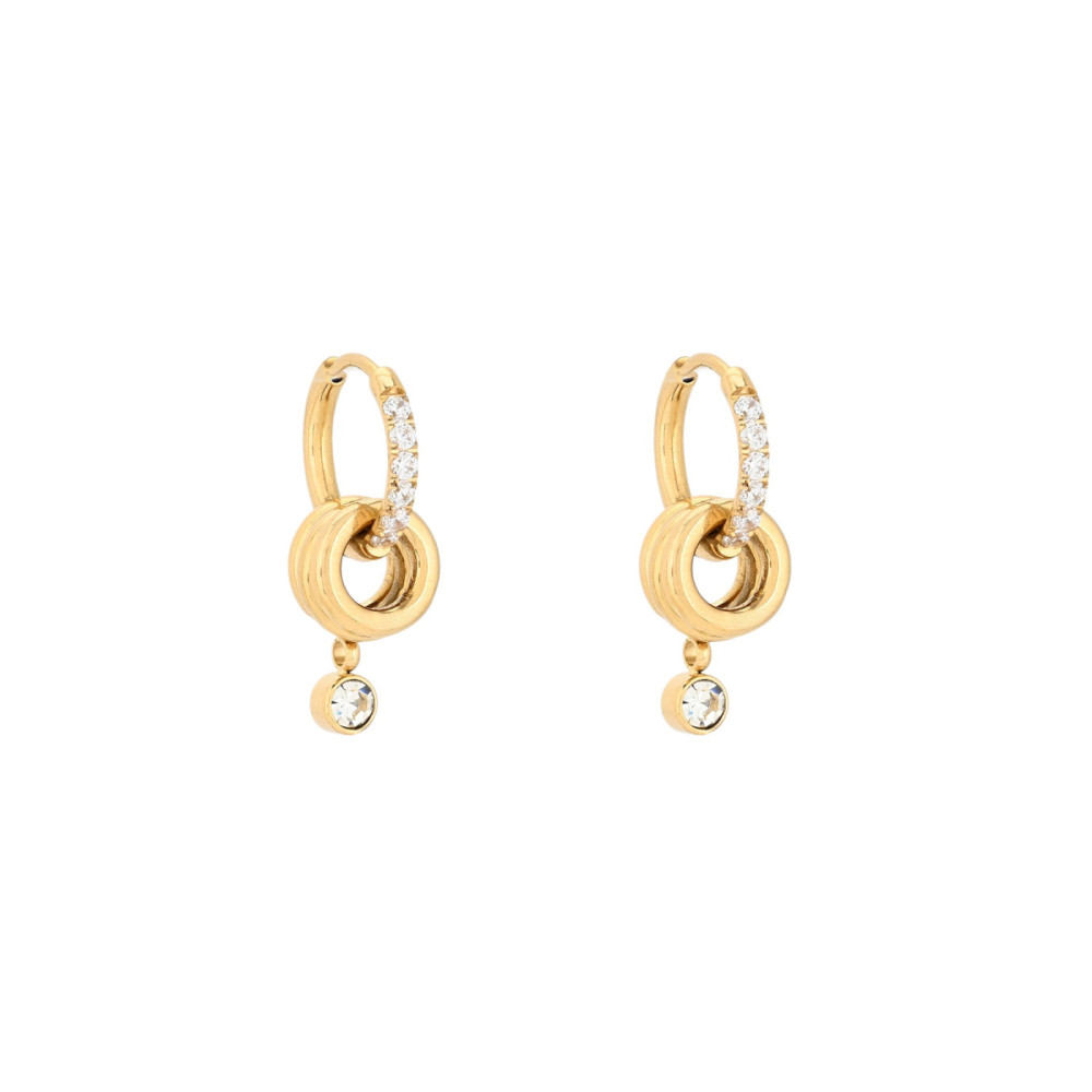 Aros Glamour con pendientes