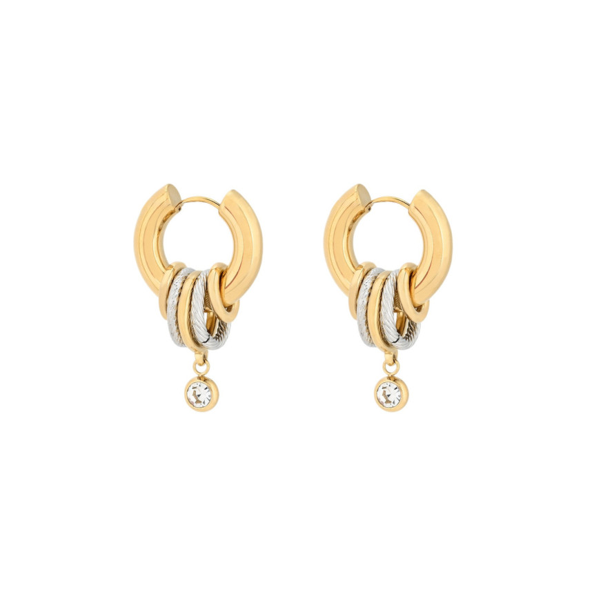 Argolas Glamour com pendentes