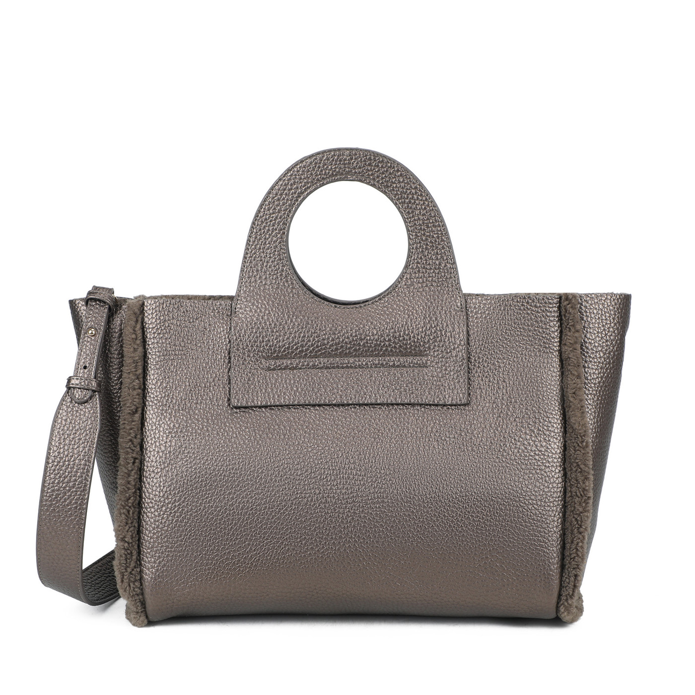 Shopper bag with round handle