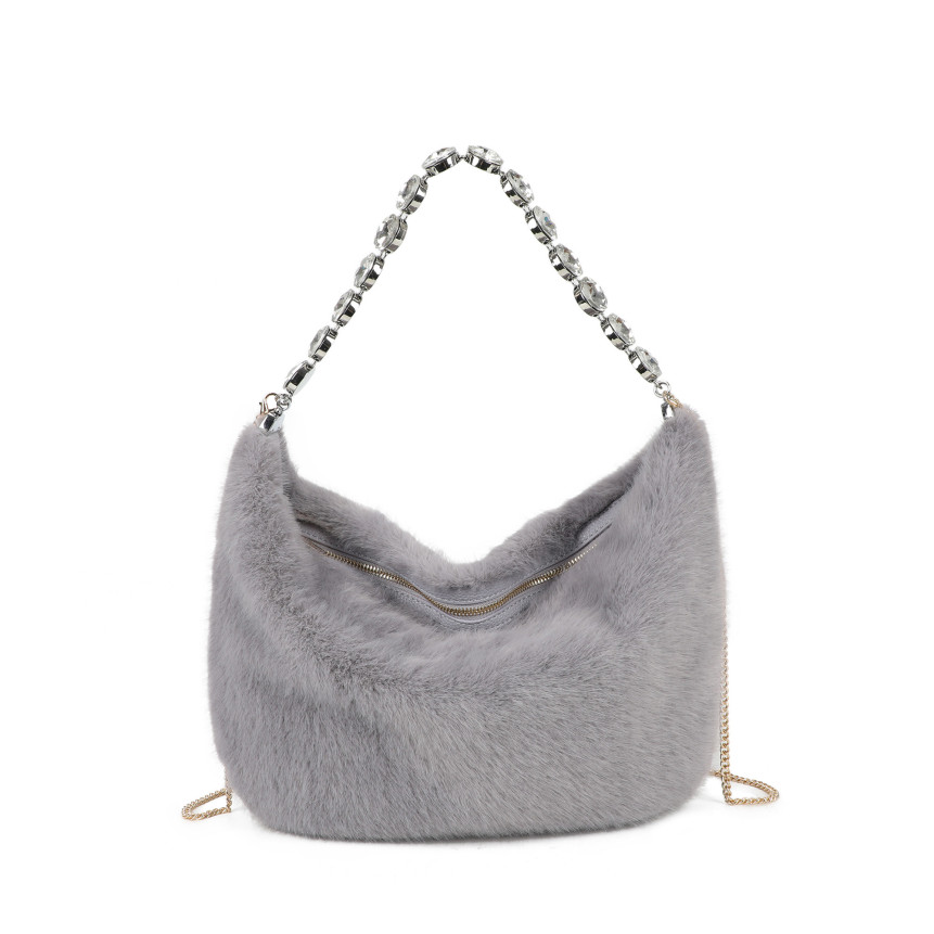 Borsa a mano con peluche