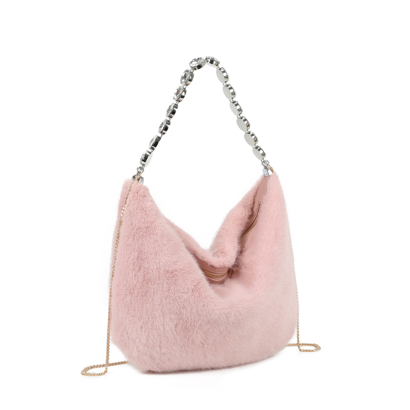 Borsa a mano con peluche