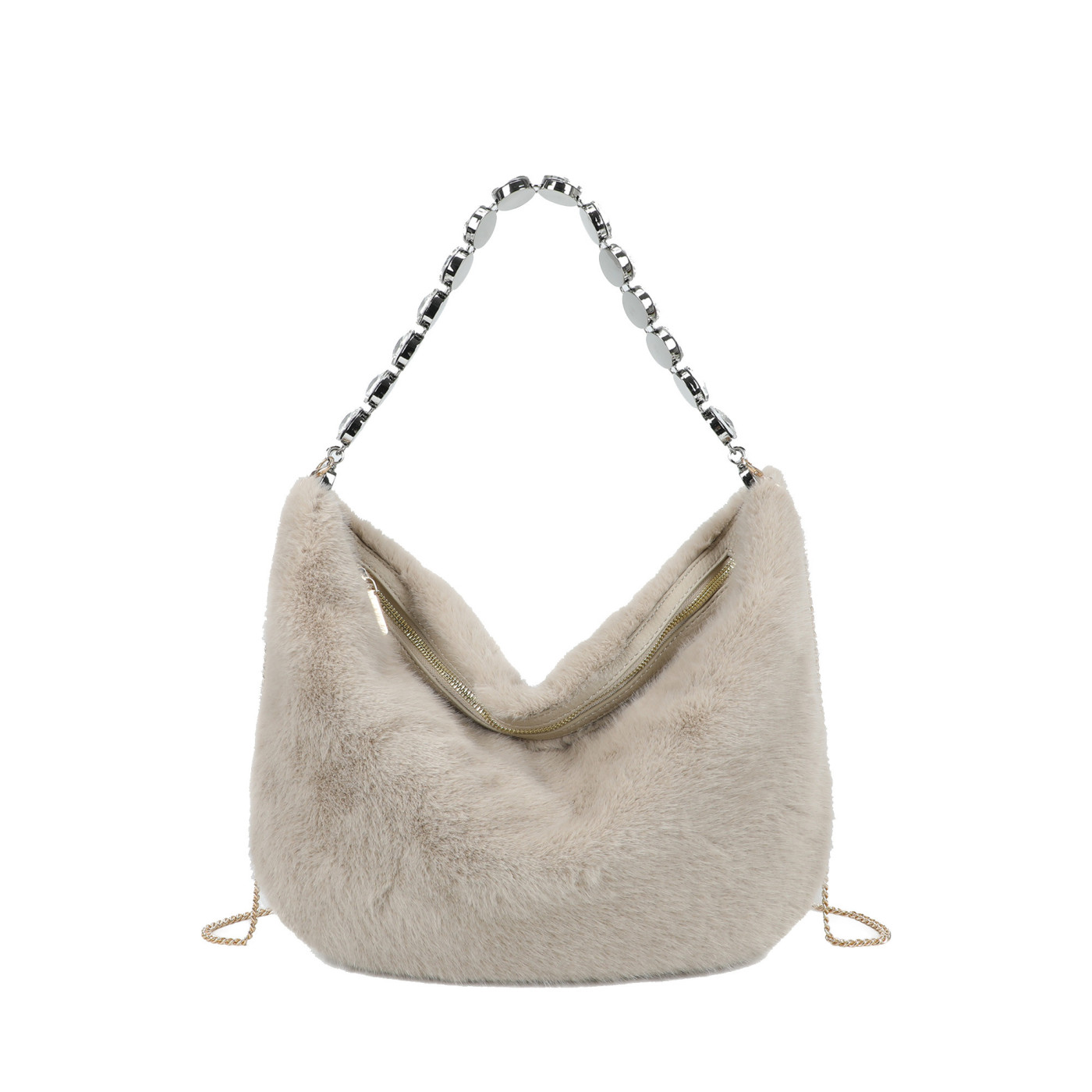 Borsa a mano con peluche
