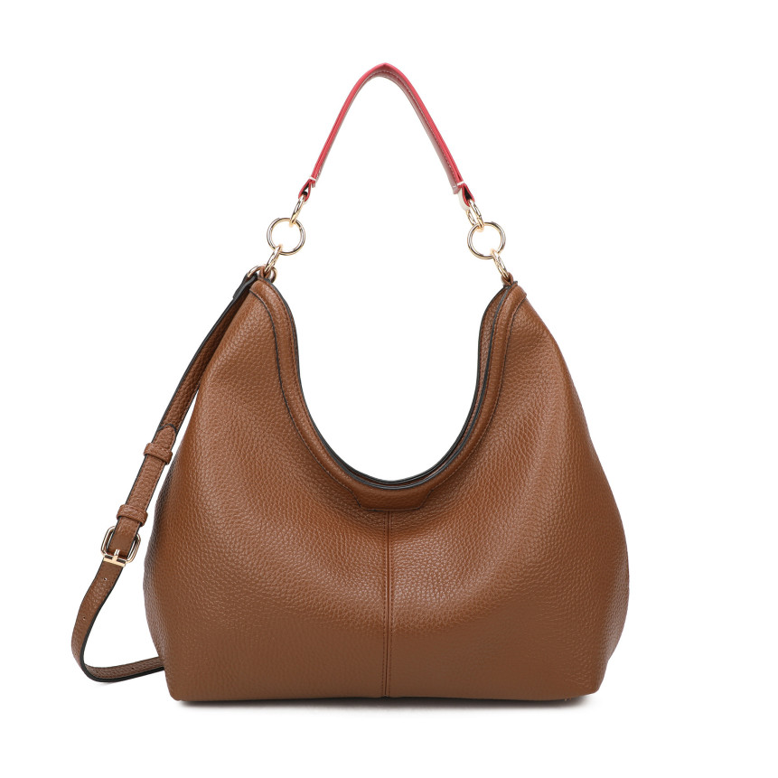 Bolso Shopper con asa blanca