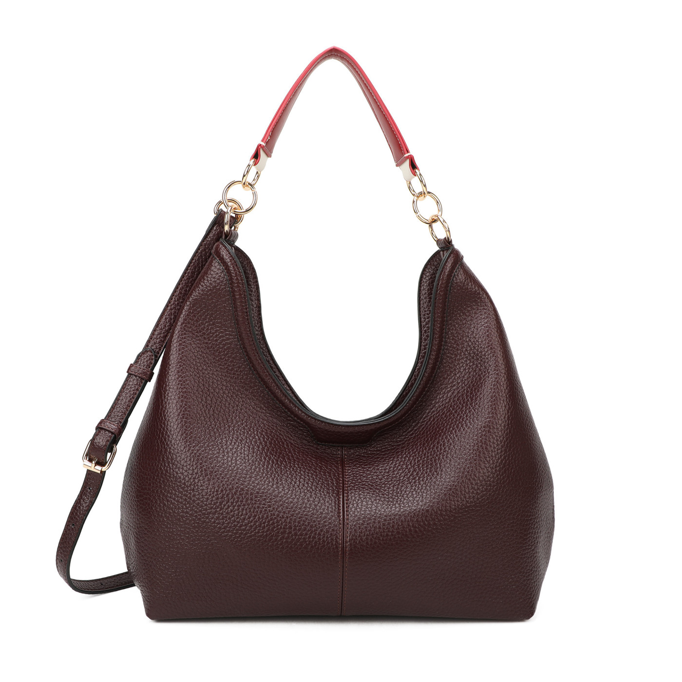 Bolso Shopper con asa blanca
