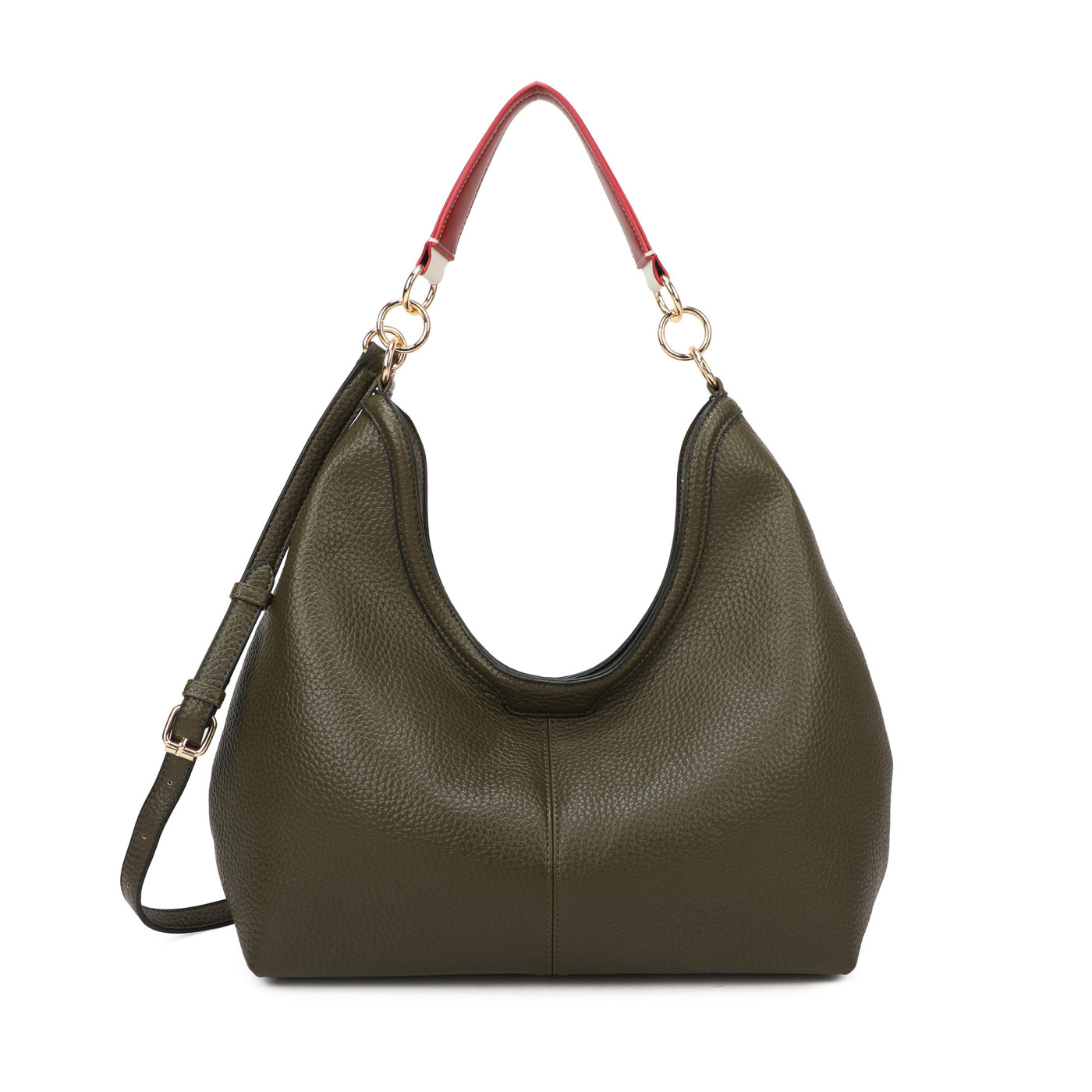Bolso Shopper con asa blanca