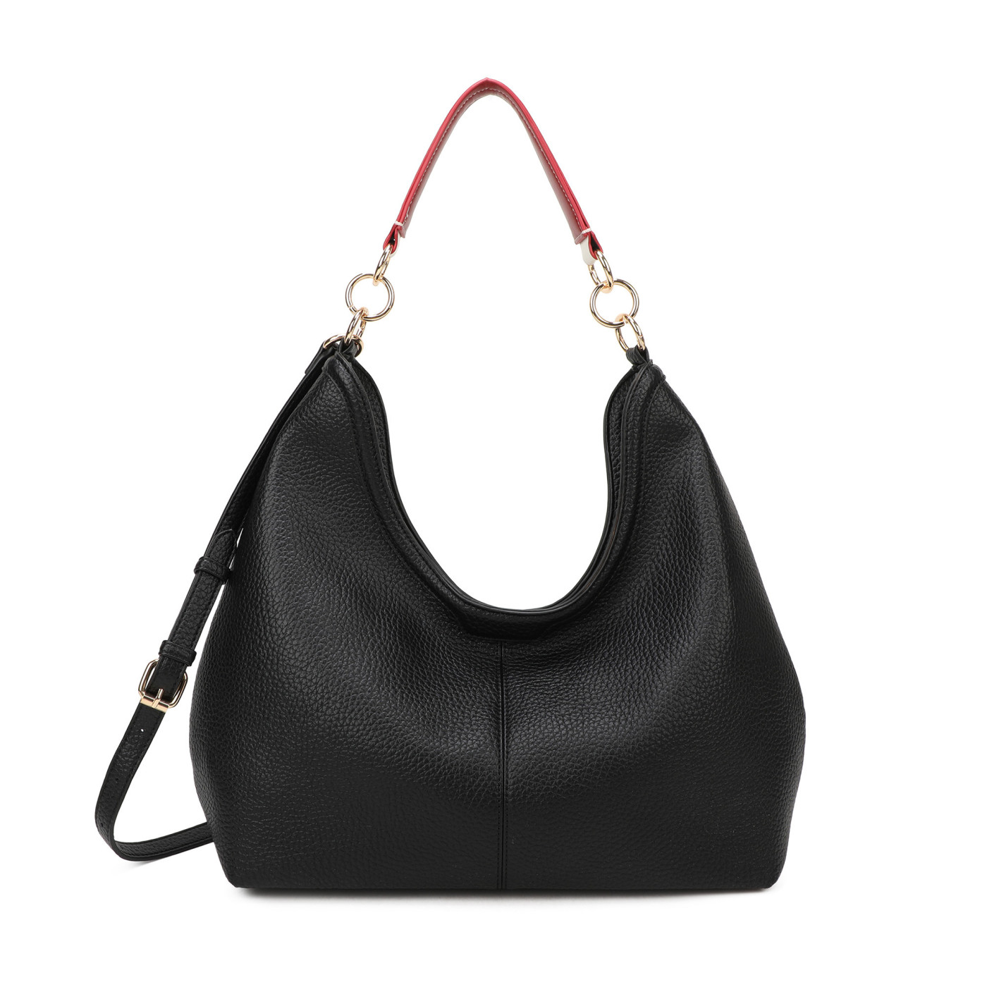 Bolso Shopper con asa blanca
