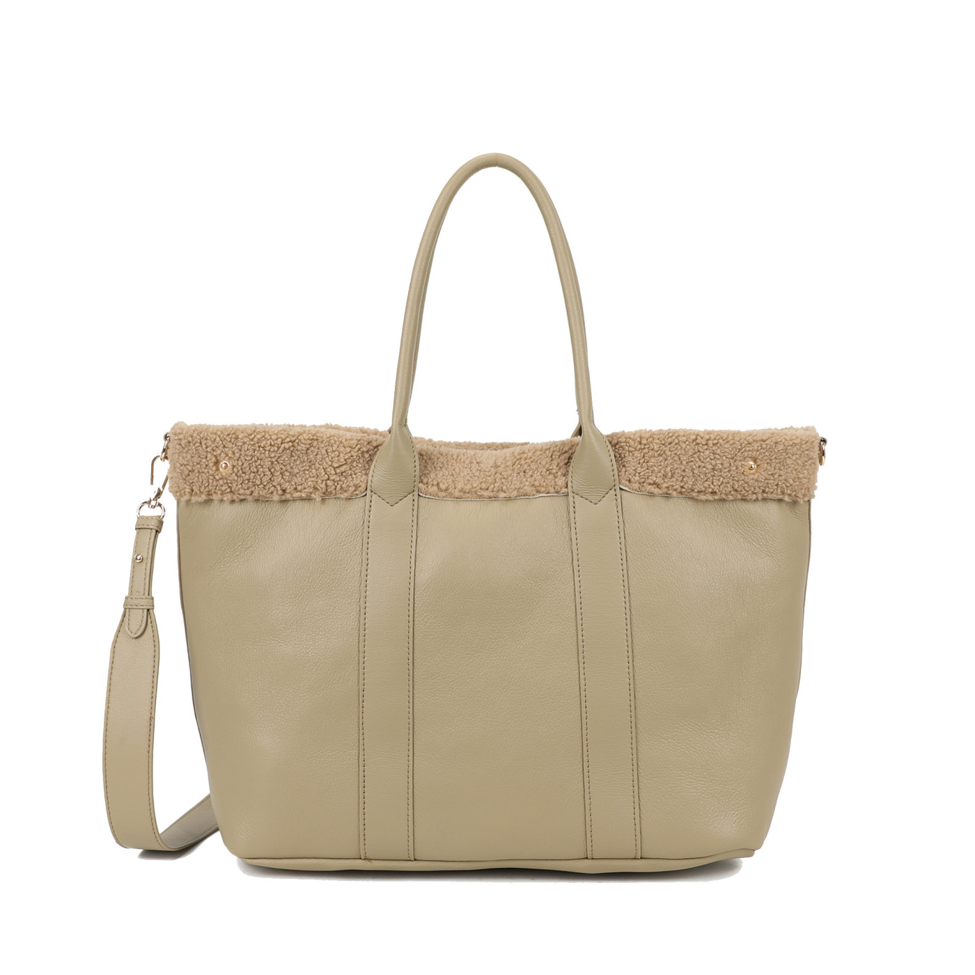 Sac Shopper avec fourrure
