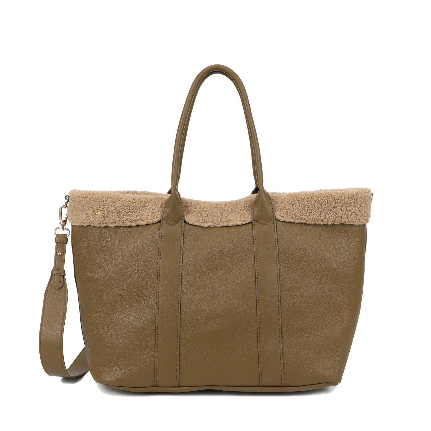 Sac Shopper avec fourrure