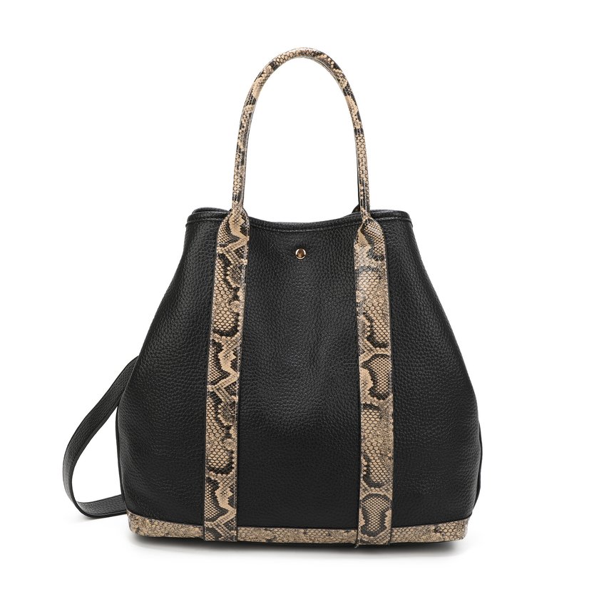 Sac Shopper avec détails imprimé animal
