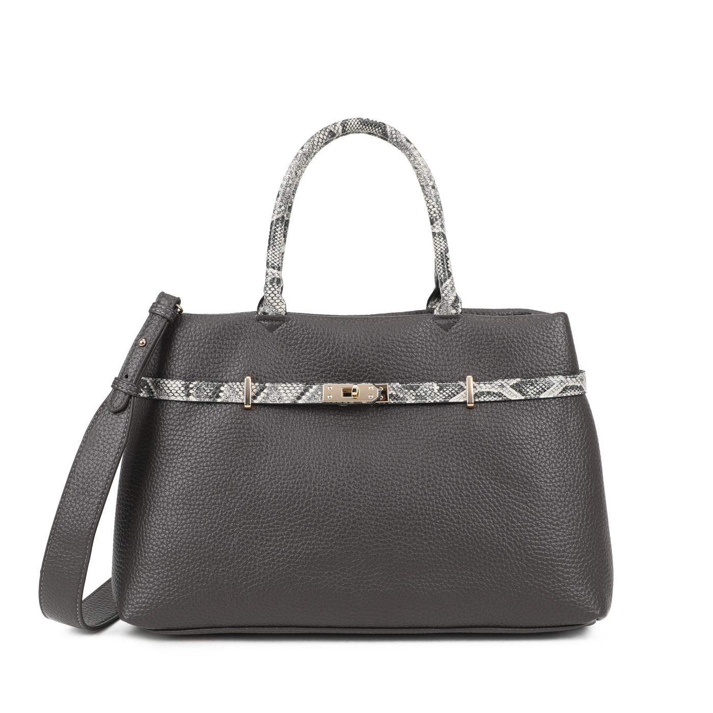 Bolso Shopper con detalles animal print