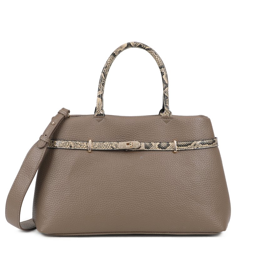 Sac Shopper avec détails imprimé animal