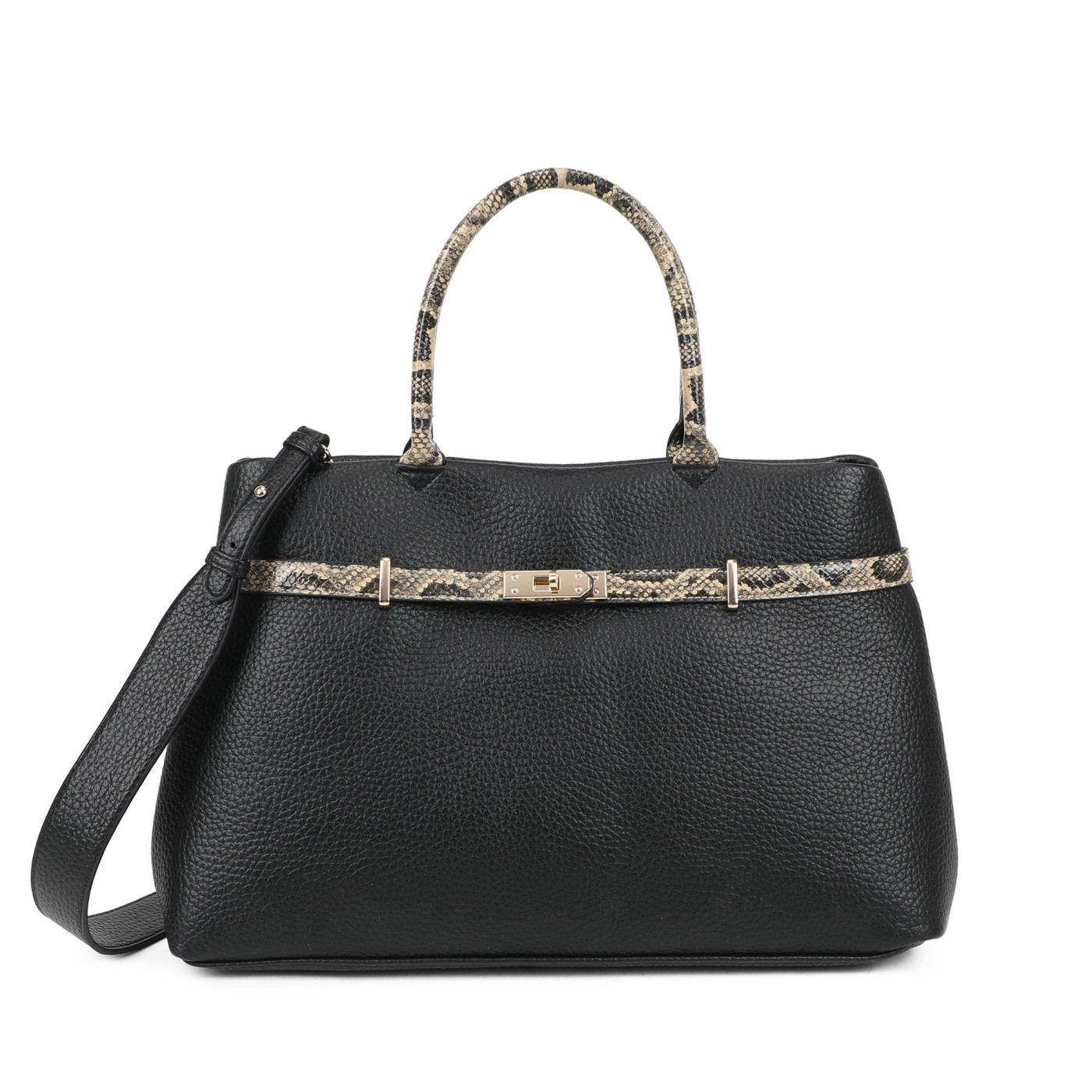 Sac Shopper avec détails imprimé animal