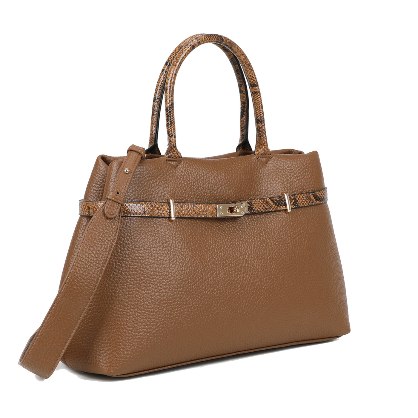 Bolso Shopper con detalles animal print