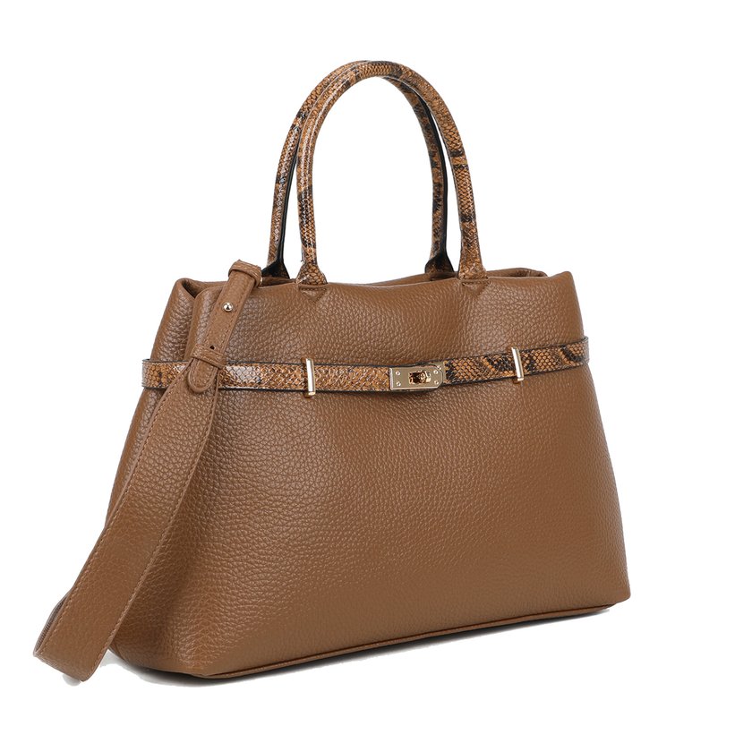 Sac Shopper avec détails imprimé animal