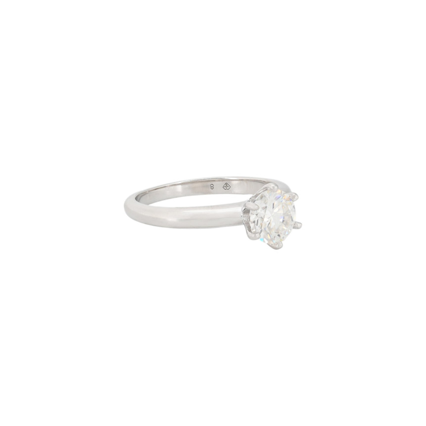 Solitario Eternity com moissanite