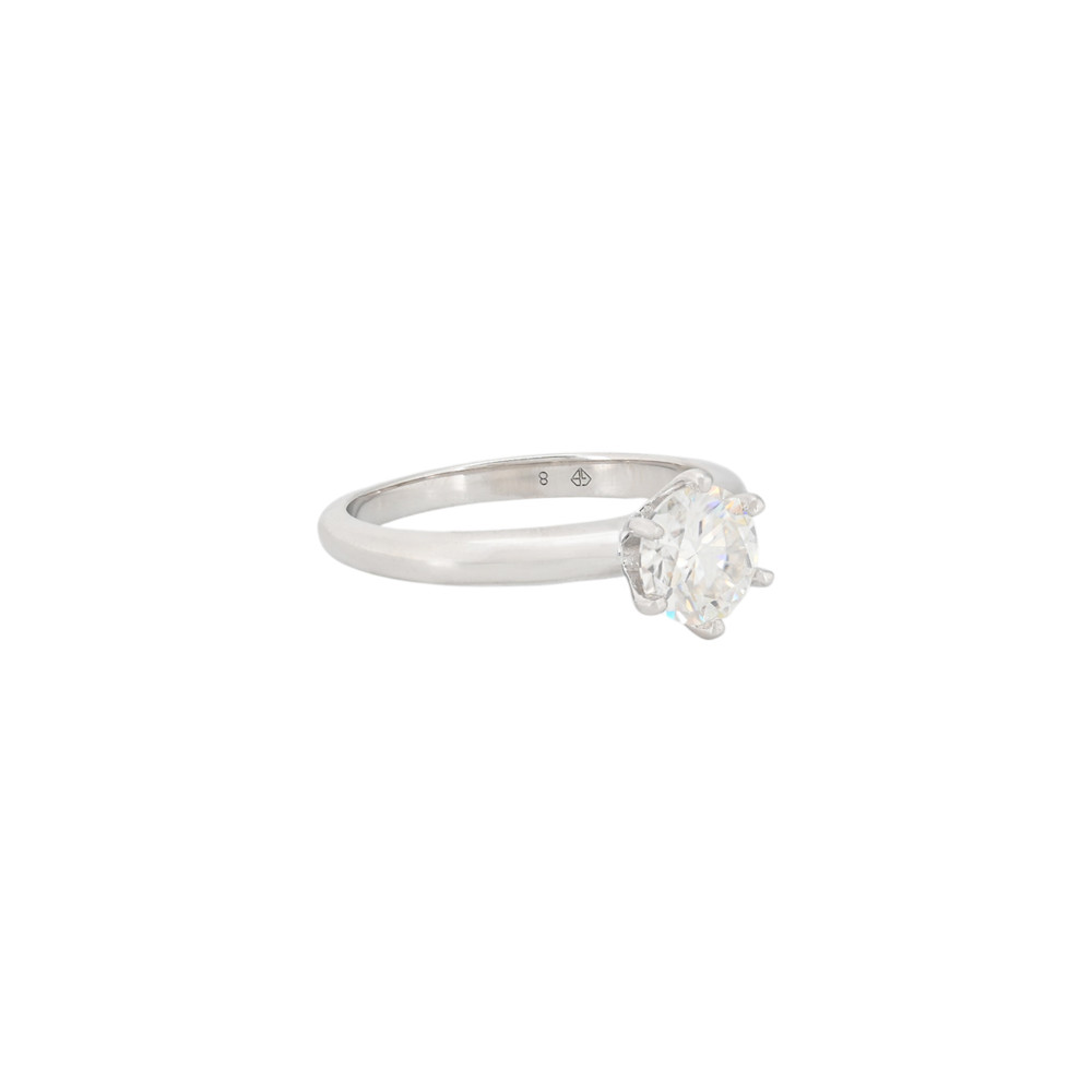 Solitario Eternity com moissanite