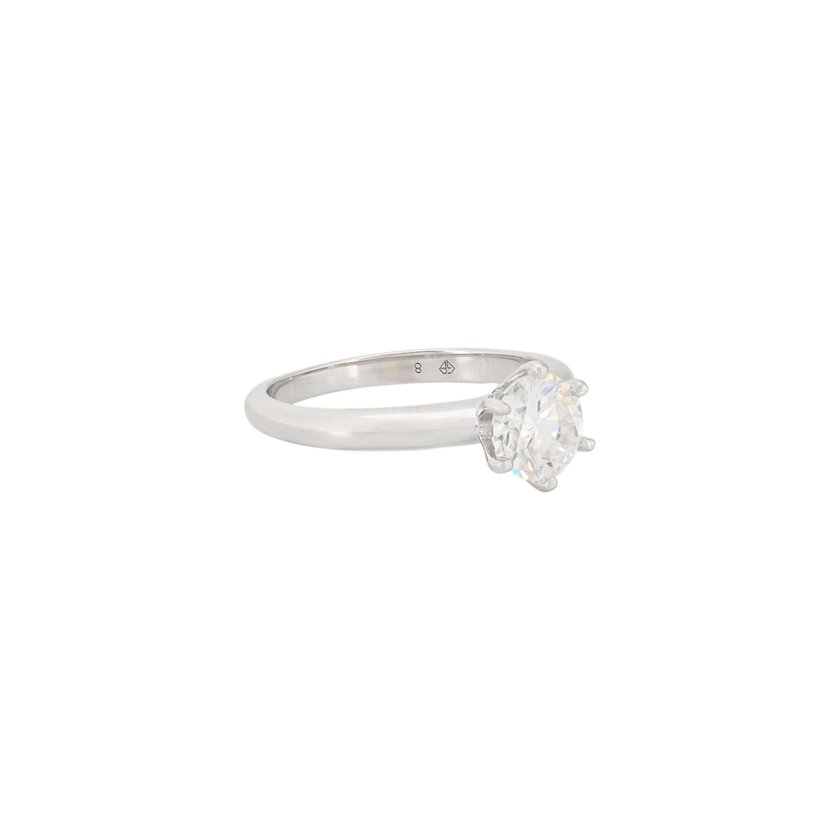 Eternity Solitaire with Moissanite