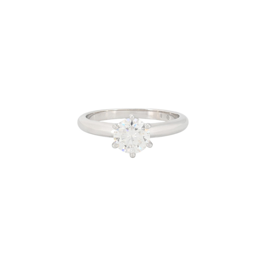 Solitario Eternity com moissanite