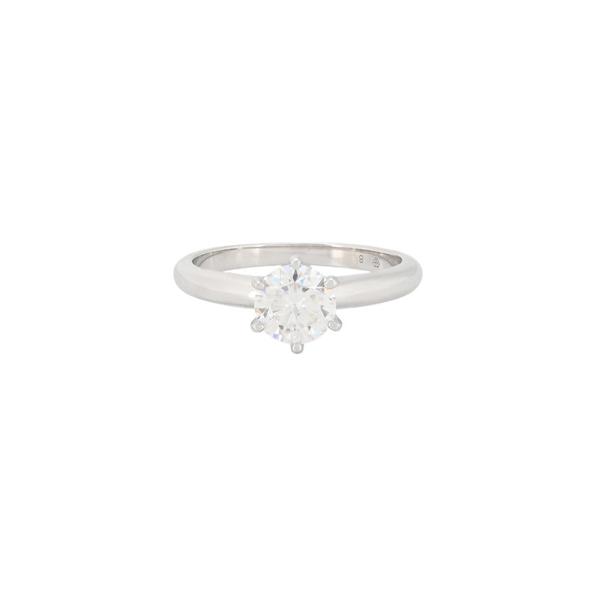 Eternity Solitaire with Moissanite