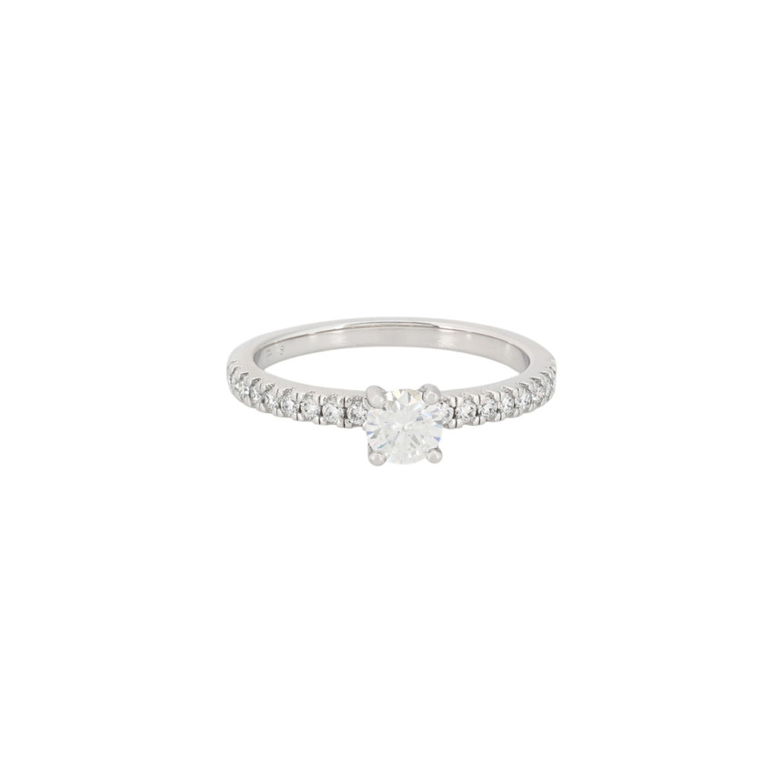 Solitario Eternity com moissanite
