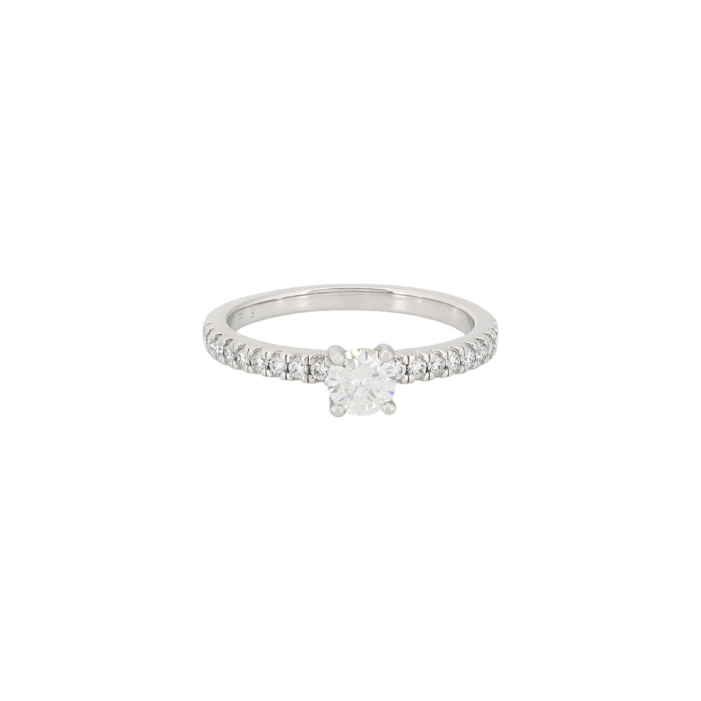 Solitario Eternity com moissanite