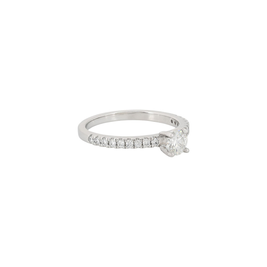 Solitario Eternity com moissanite