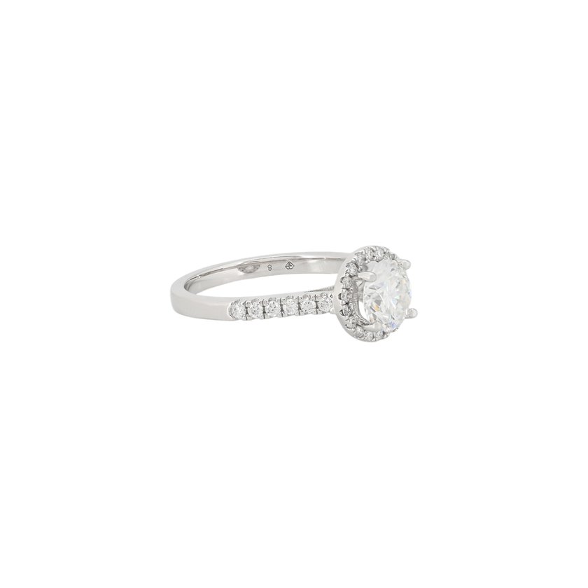 Eternity Solitaire with Moissanite