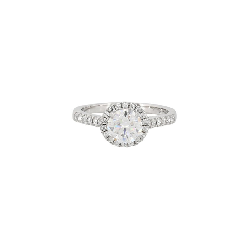 Eternity Solitaire with Moissanite